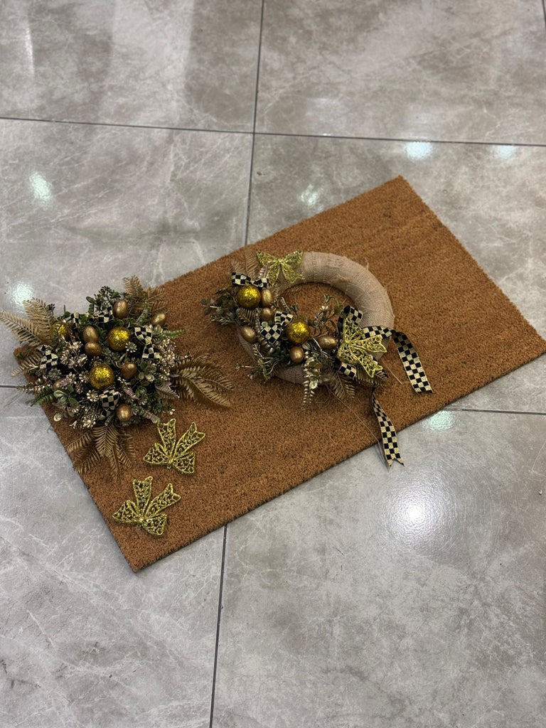 Kapı Önü Paspas Set 2 Parça Gold No:2