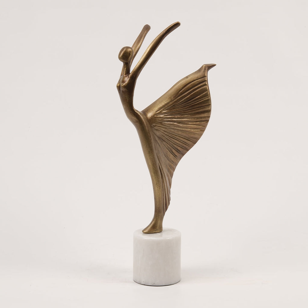 İkili Döküm Balerin Dekor Antik