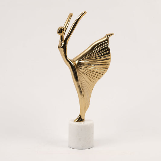 İkili Döküm Balerin Dekor Gold