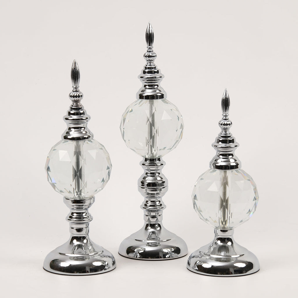 Kristal 3'lü Alem Gümüş