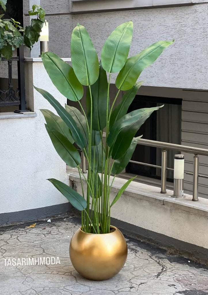 Yapay Starliçeli Küçük Top Saksı 20 Yaprak