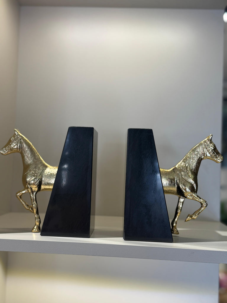 İkili Gold Döküm Kitap Tutucu