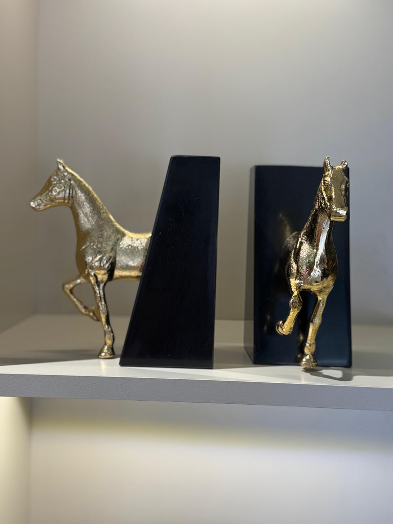 İkili Gold Döküm Kitap Tutucu