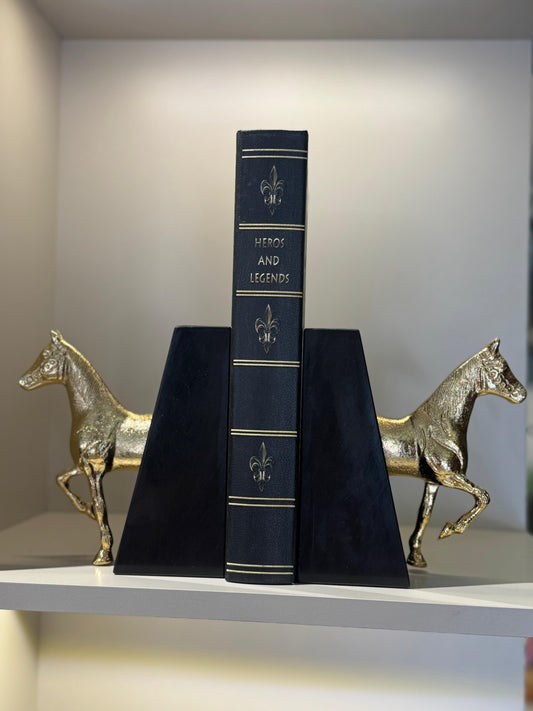 İkili Gold Döküm Kitap Tutucu