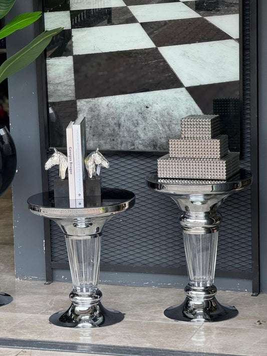 İkili Gümüş Sehpa