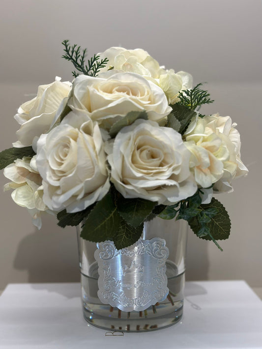 Güllü Lüks Vazo Orta Boy No:2