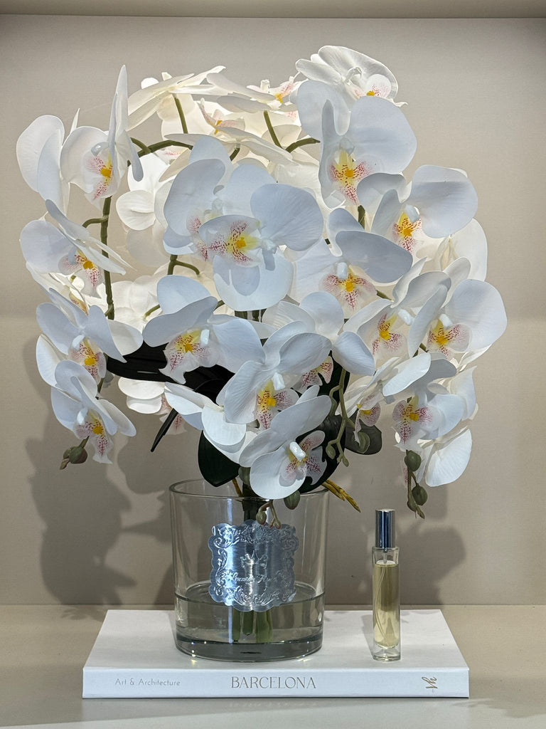 Armalı Cam Vazoda Islak Orkide Tanzimi No:11