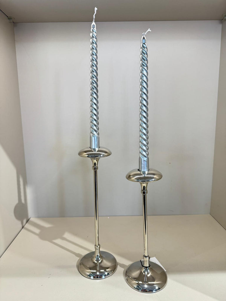 İthal İkili Gümüş Şamdan No:4