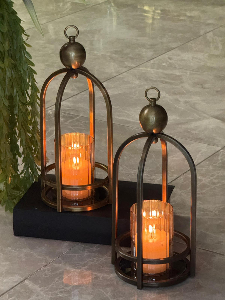 Antik İkili Yer Mumluğu