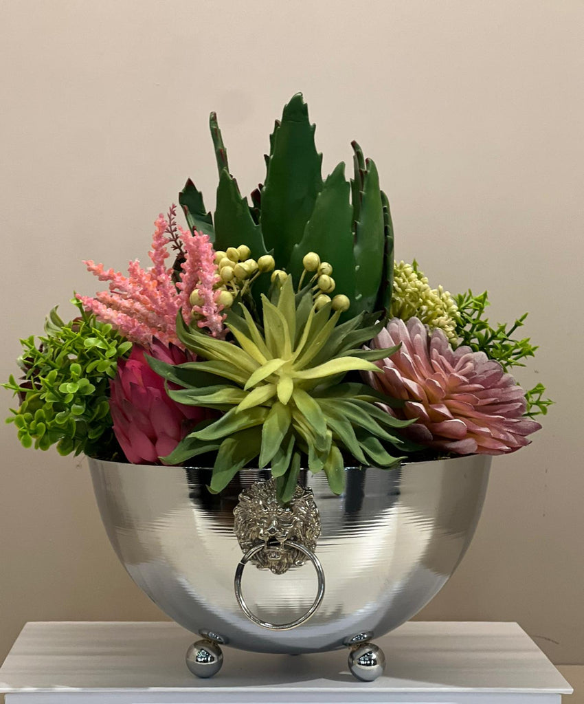 Skulentli Gümüş Armalı Vazo Kampanyalı