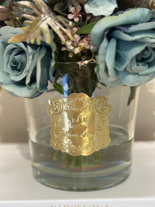 Güllü Lüks Vazo Büyük Boy