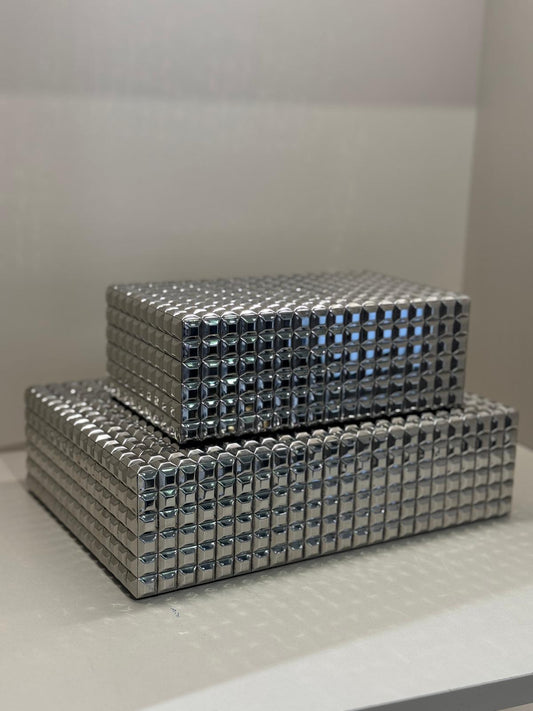 İthal Gümüş Zımba Kutu İkili