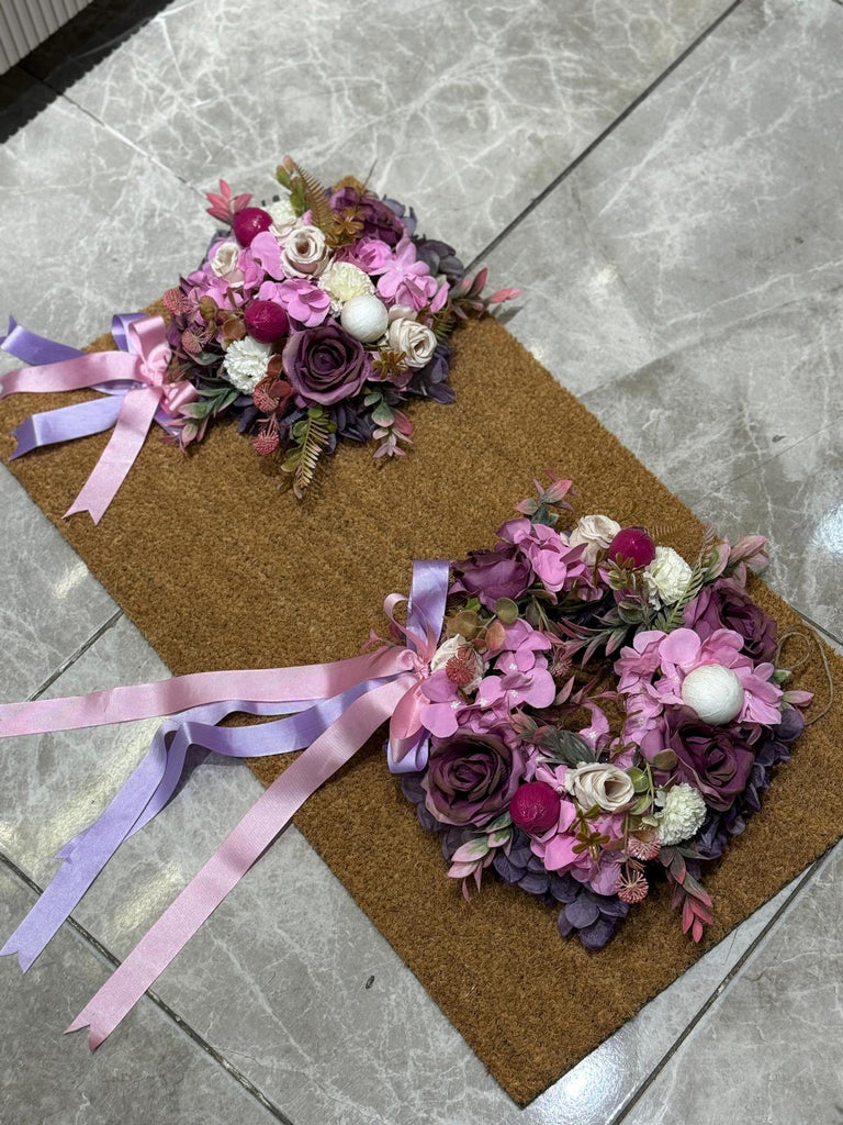 Paspas ve Çelenk Yoğun Çiçek Tanzimli