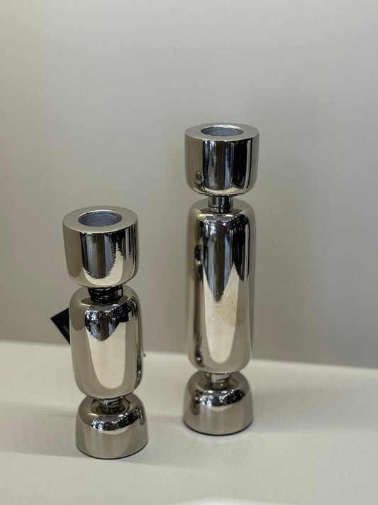 İthal İkili Gümüş Şamdan No:1