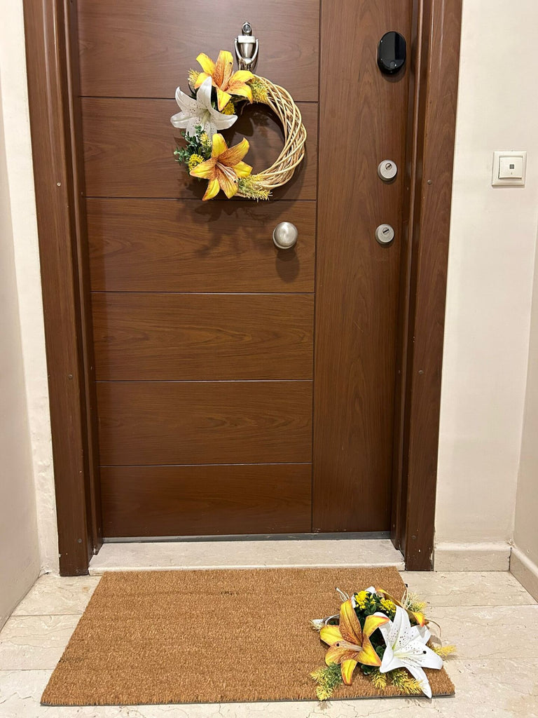 Tasarım Kapı Önü Paspas Set İki Parça No:2