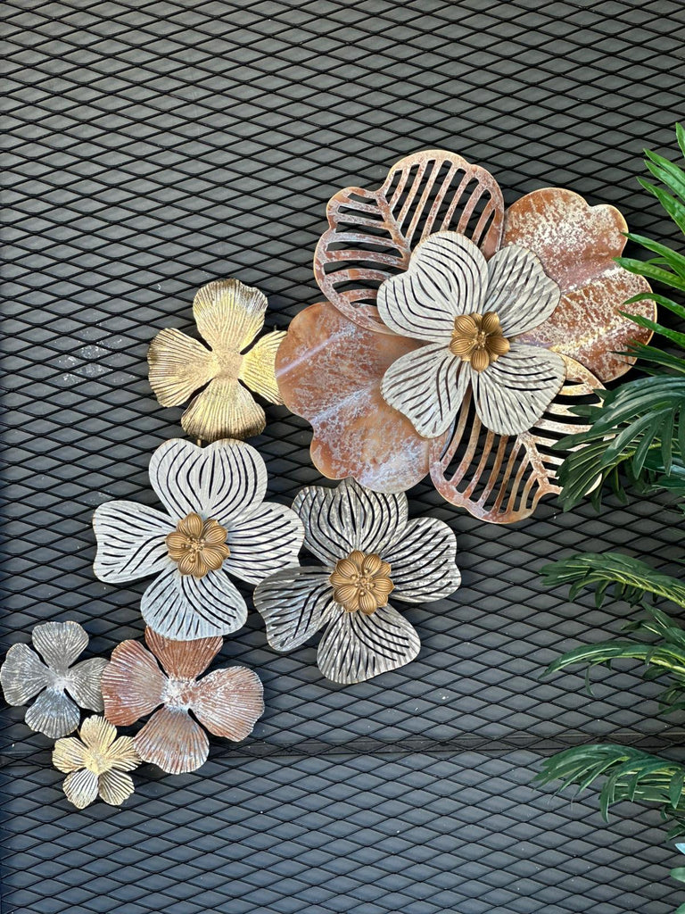 Yeni Sezon Çiçek Motifli İthal Metal Tablo