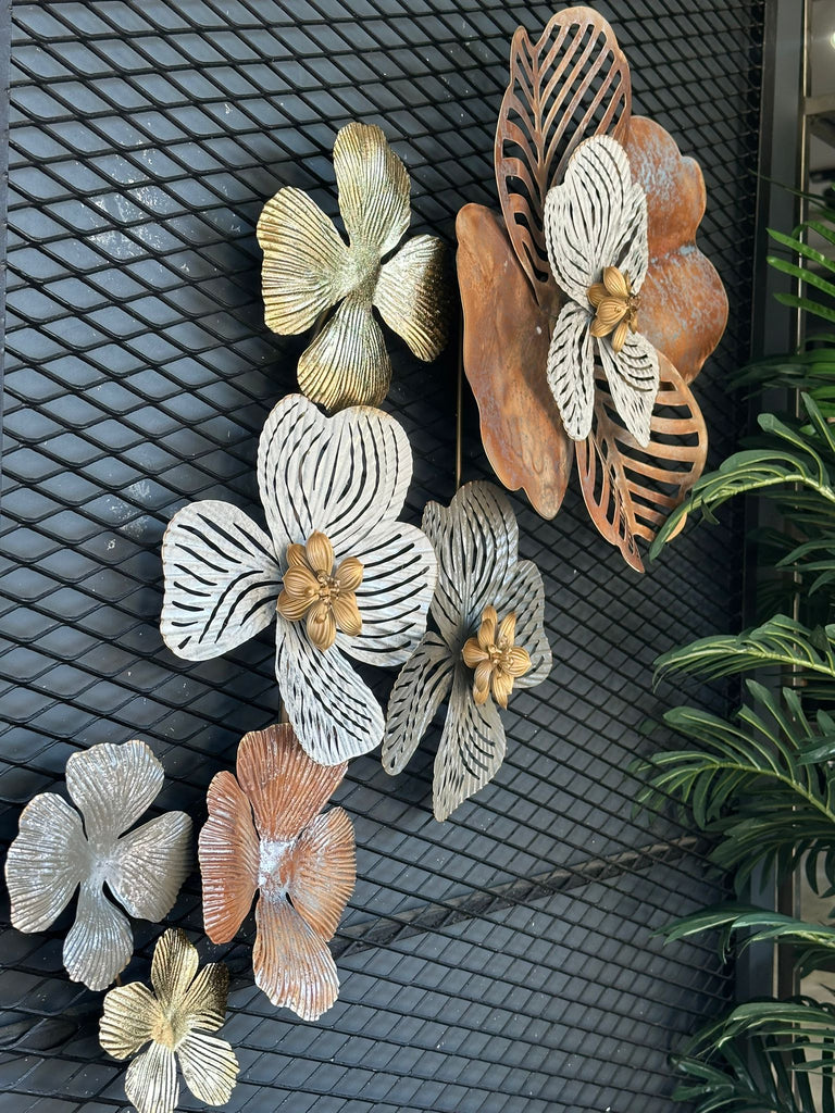 Yeni Sezon Çiçek Motifli İthal Metal Tablo