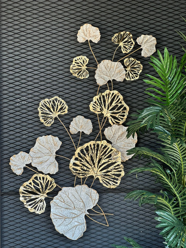 Yeni Sezon Yaprak Motifli İthal Metal Tablo