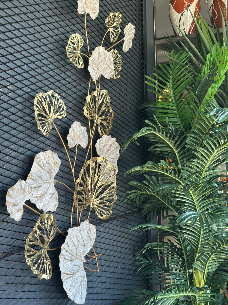 Yeni Sezon Yaprak Motifli İthal Metal Tablo