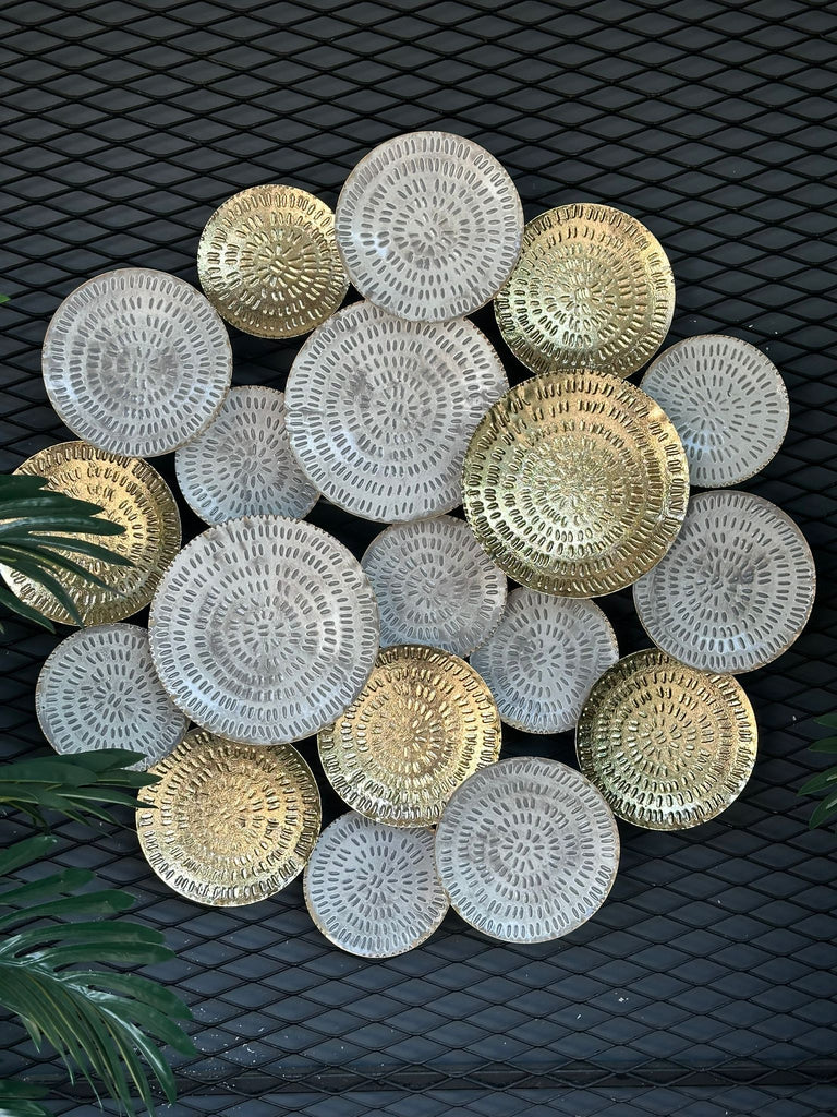 Yeni Sezon Yuvarlak Motifli İthal Metal Tablo