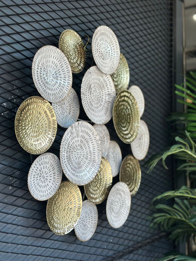 Yeni Sezon Yuvarlak Motifli İthal Metal Tablo