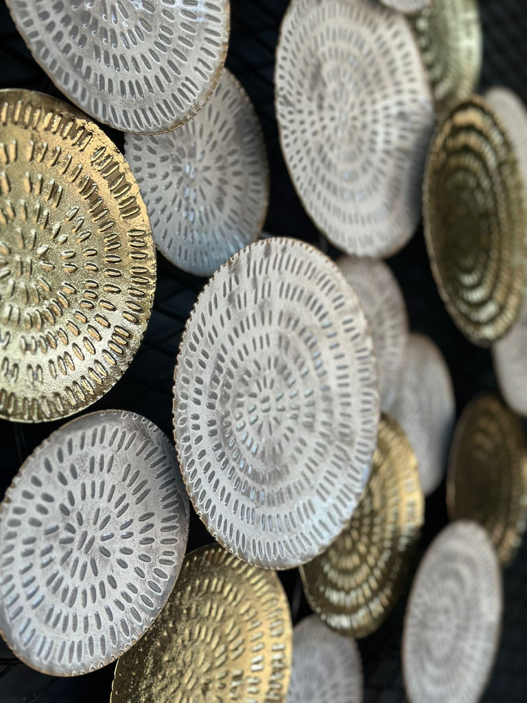 Yeni Sezon Yuvarlak Motifli İthal Metal Tablo